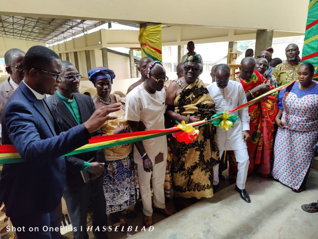 Achiase District Assembly has commissioned a new and it’s biggest market in the district at Achiase.